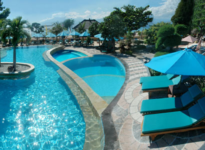 Hotels in gili islands: Hotel Vila Ombak
