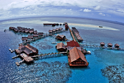Hotels in borneo: Kapalai Water Village